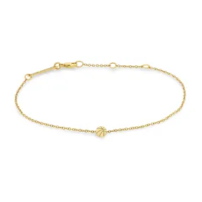 14k Itty Bitty Basketball Bracelet