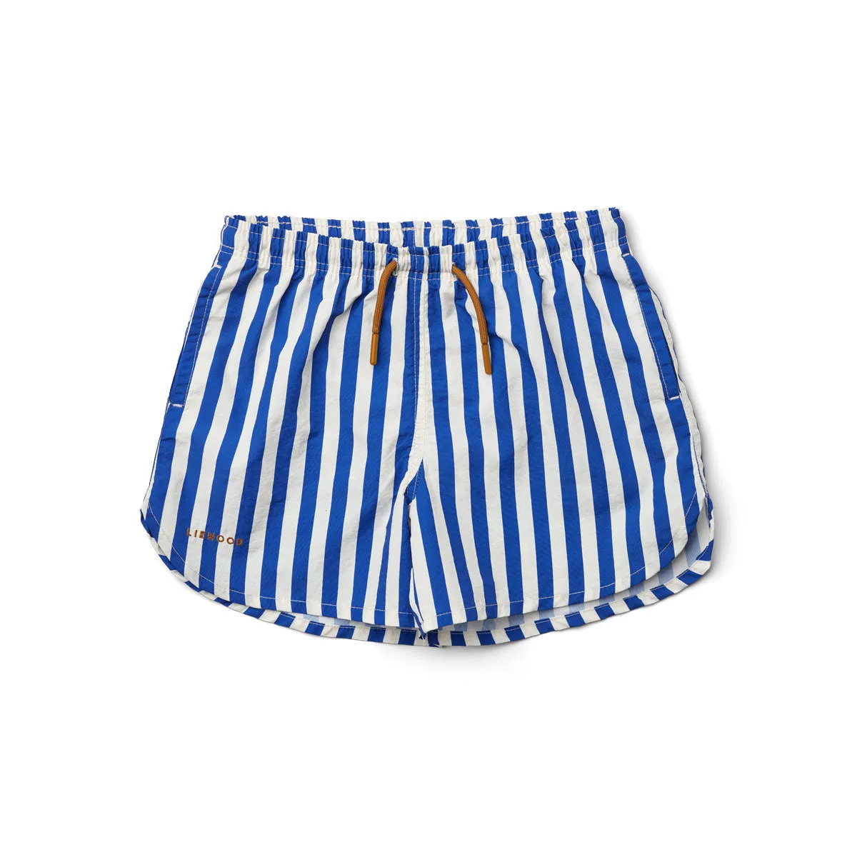 Aiden Board Shorts - Surf Blue / Creme de la creme stripe