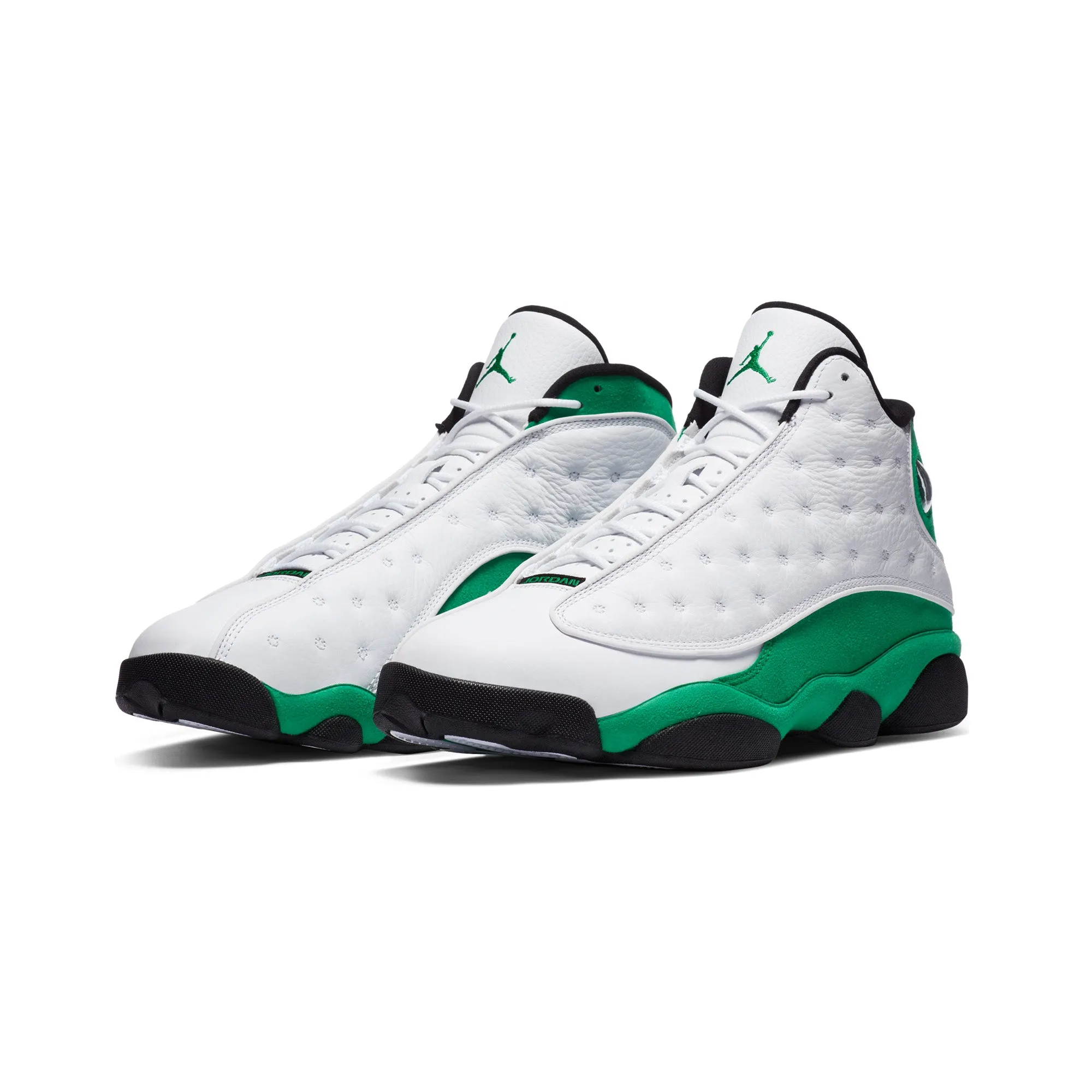 Air Jordan Mens 13 Retro Lucky Green Shoes