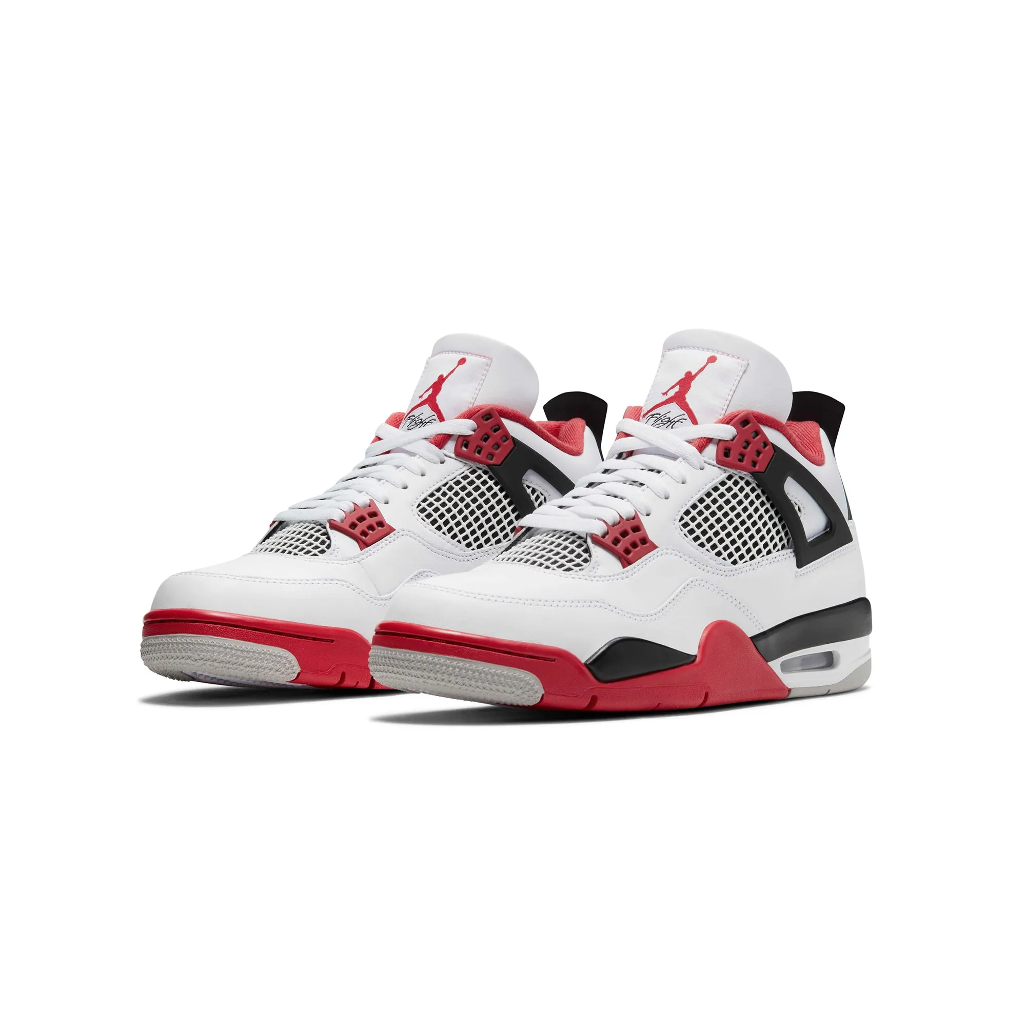 Air Jordan Mens 4 Retro 'Fire Red' Shoes