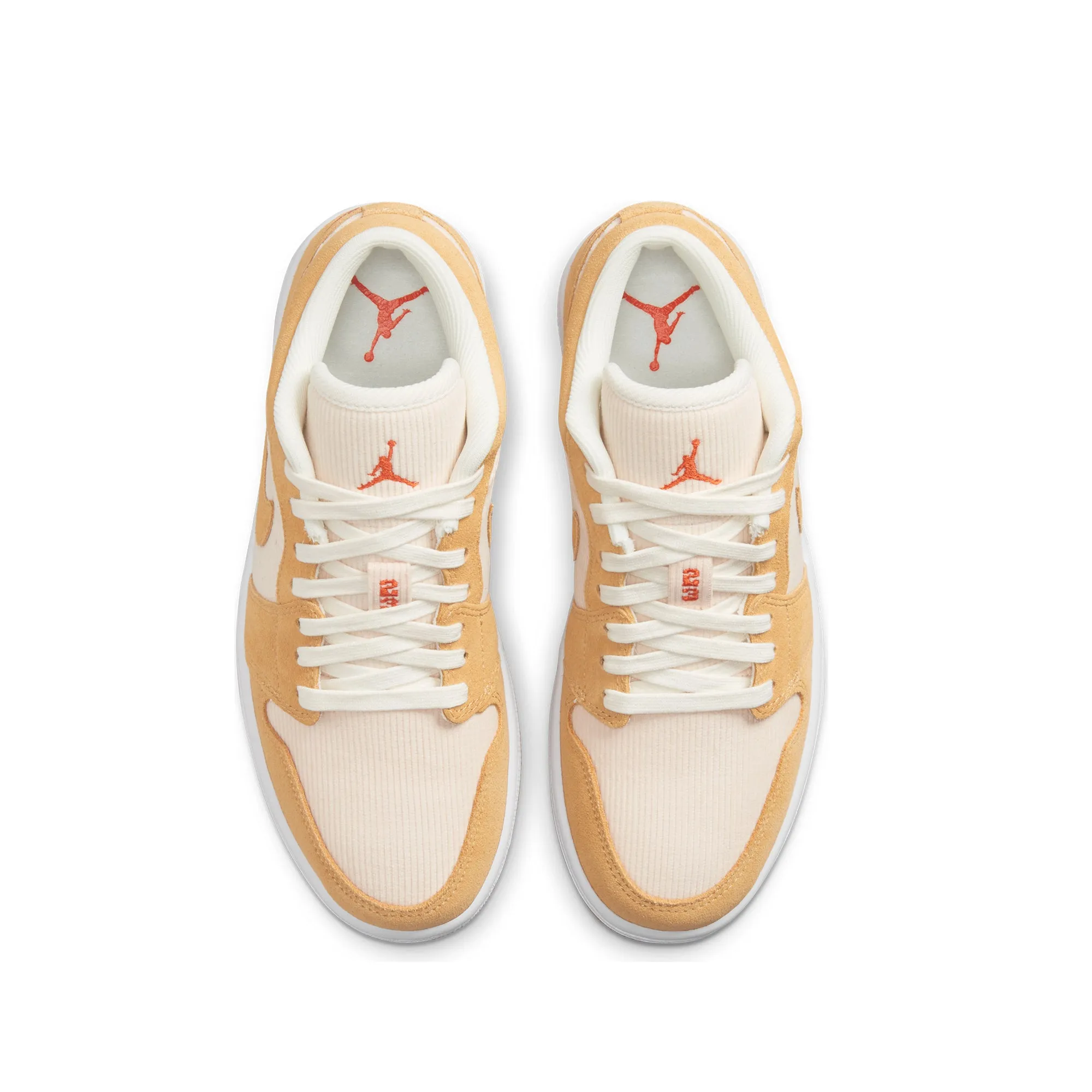 Air Jordan Womens 1 Low SE Shoes Twine/Orange