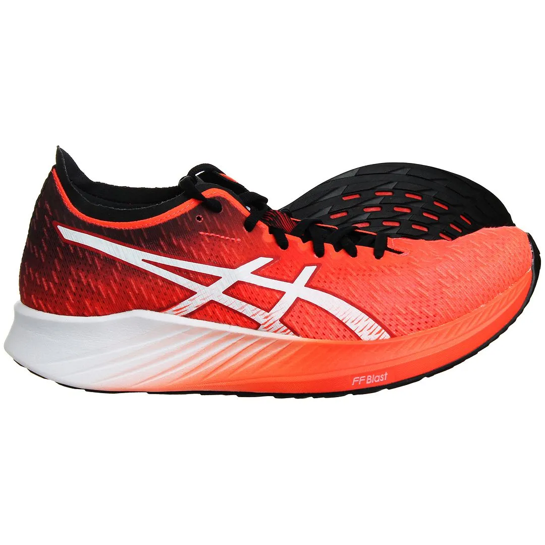 Asics Magic Speed Womens Red Running Trainers