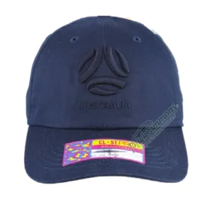 Australia Classic Navy Cap Adjustable Soccer Football FFA Logo