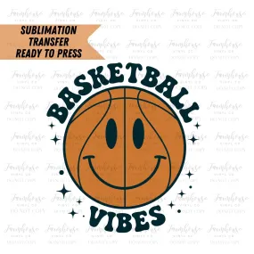 Basketball Vibes Retro  Ready to Press Sublimation Transfer