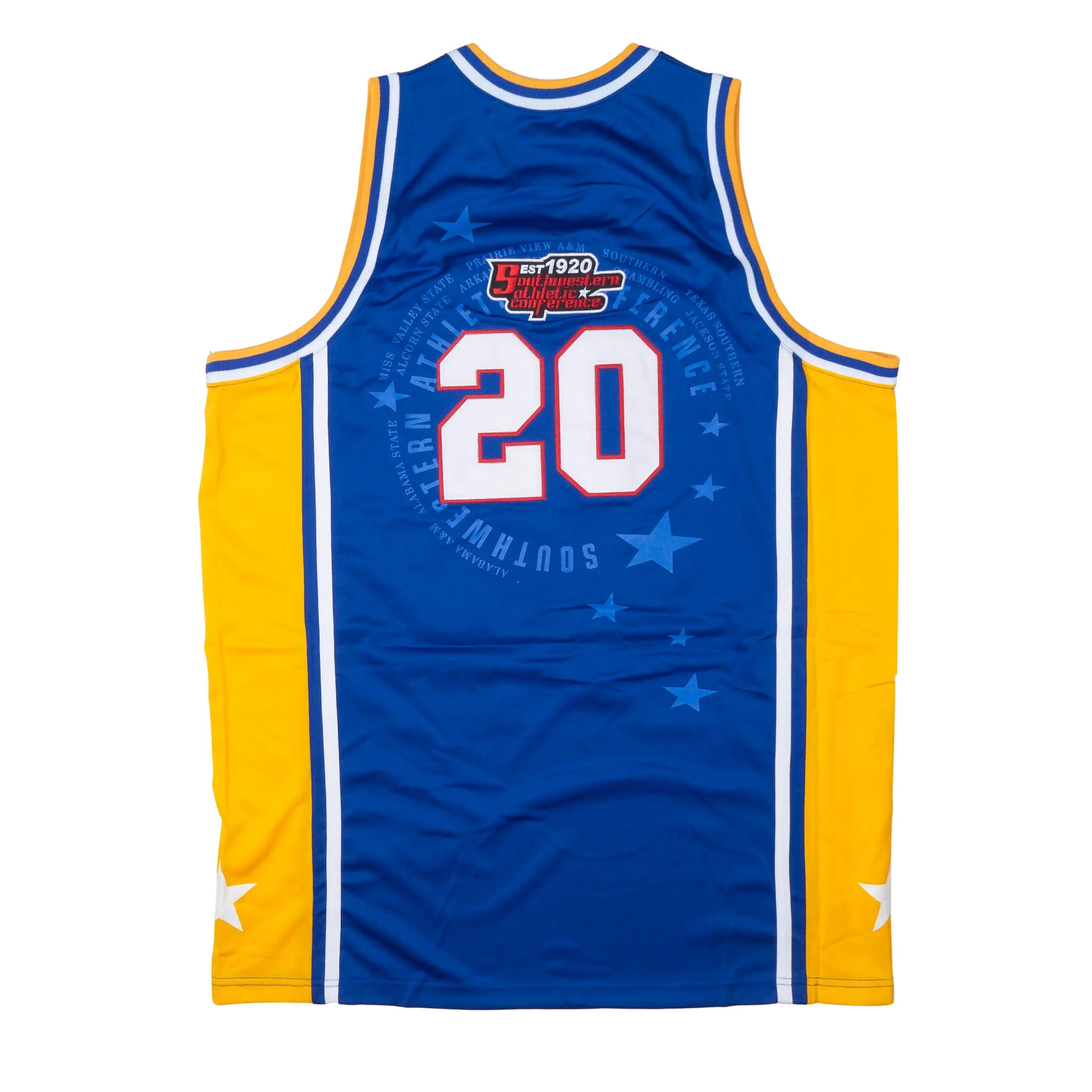 BIG BOY BASKETBALL JERSEY BLUE/YELLOW - BBSWAC