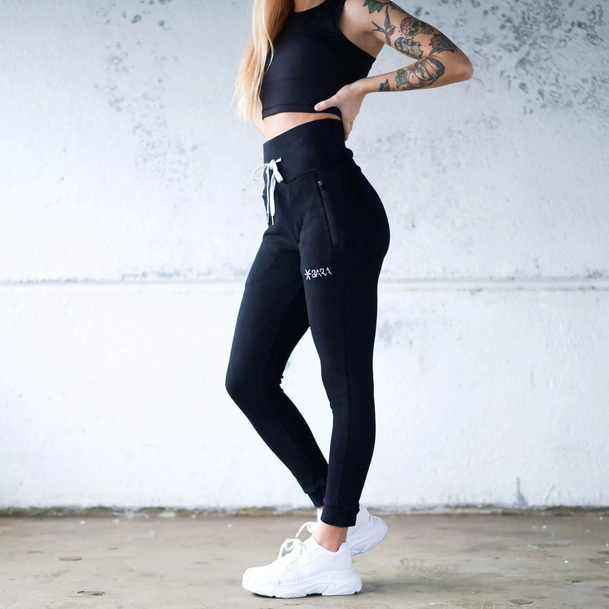 Black High Waisted Jogger