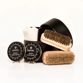 Black Shoe Shine Kit