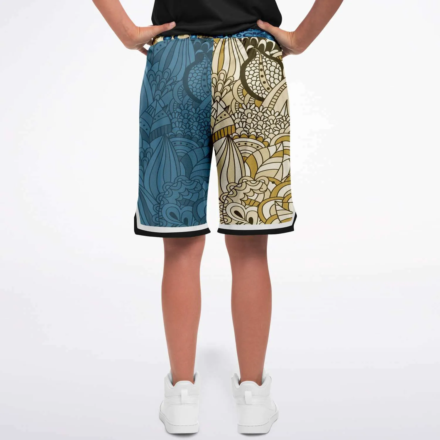 Blue Royale Unisex Basketball Shorts