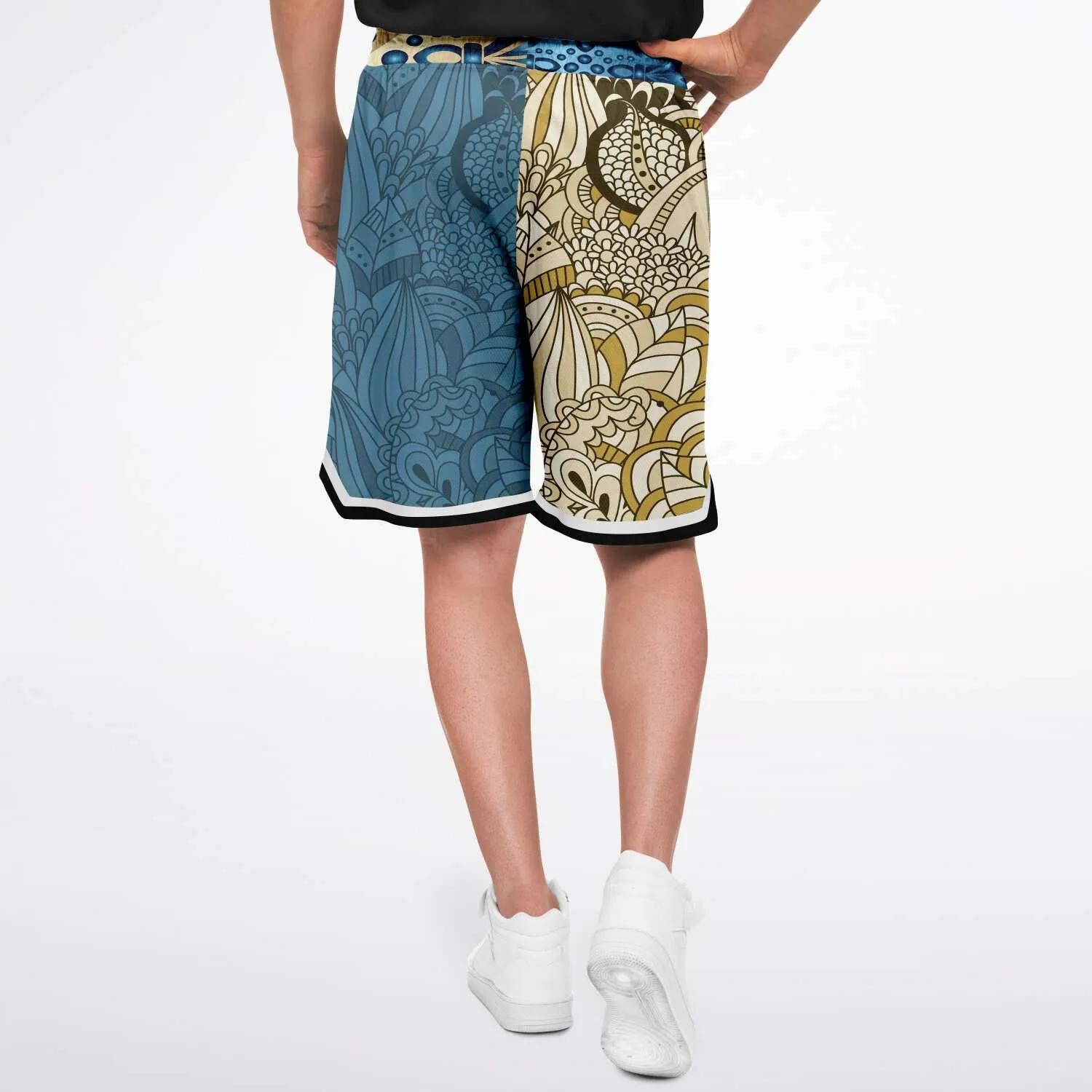 Blue Royale Unisex Basketball Shorts