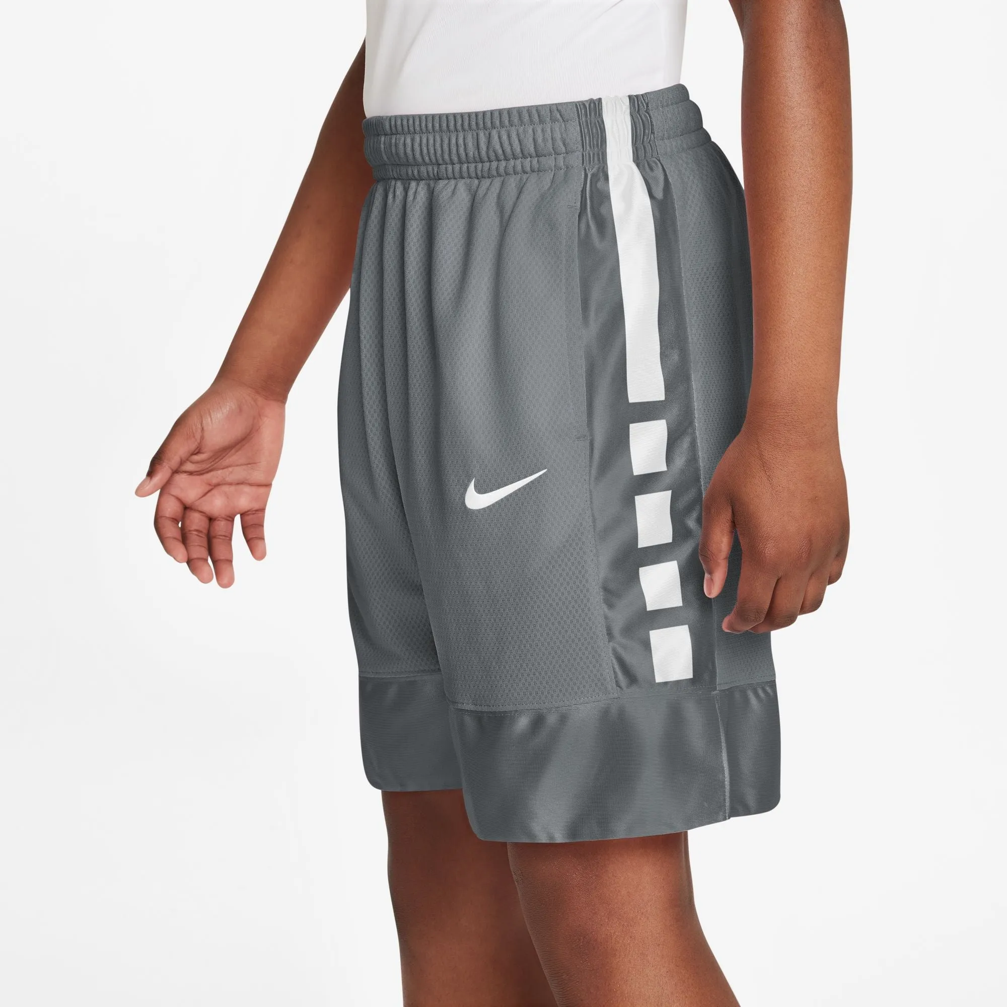 Boys' Nike Elite 23 Stripe Basketball Shorts