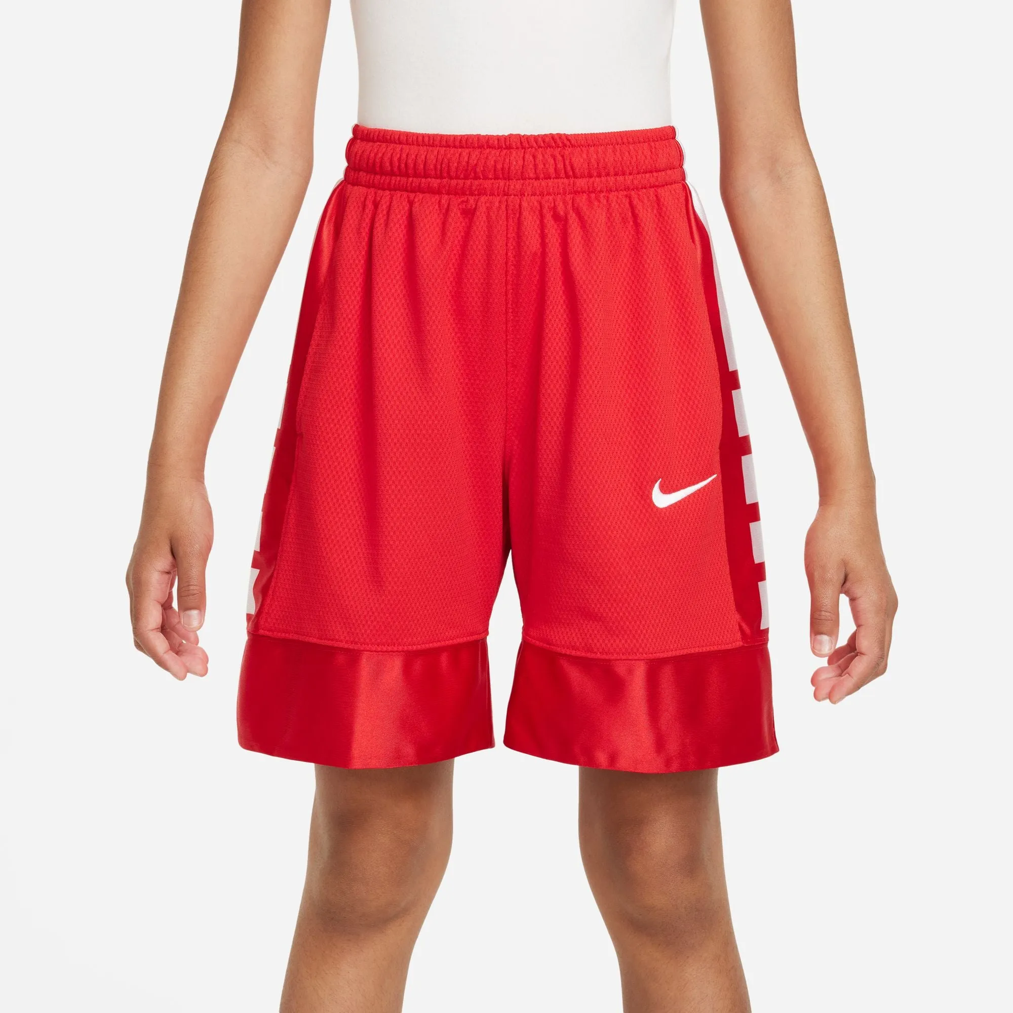 Boys' Nike Elite 23 Stripe Basketball Shorts