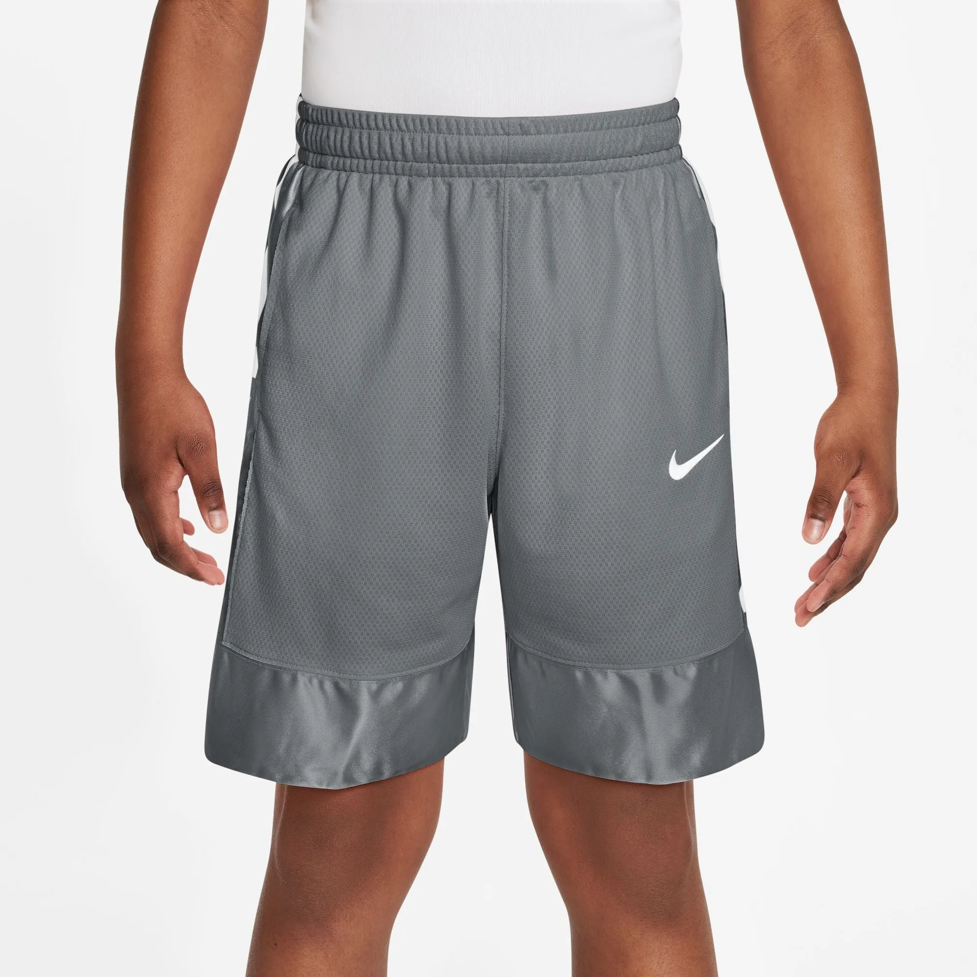 Boys' Nike Elite 23 Stripe Basketball Shorts