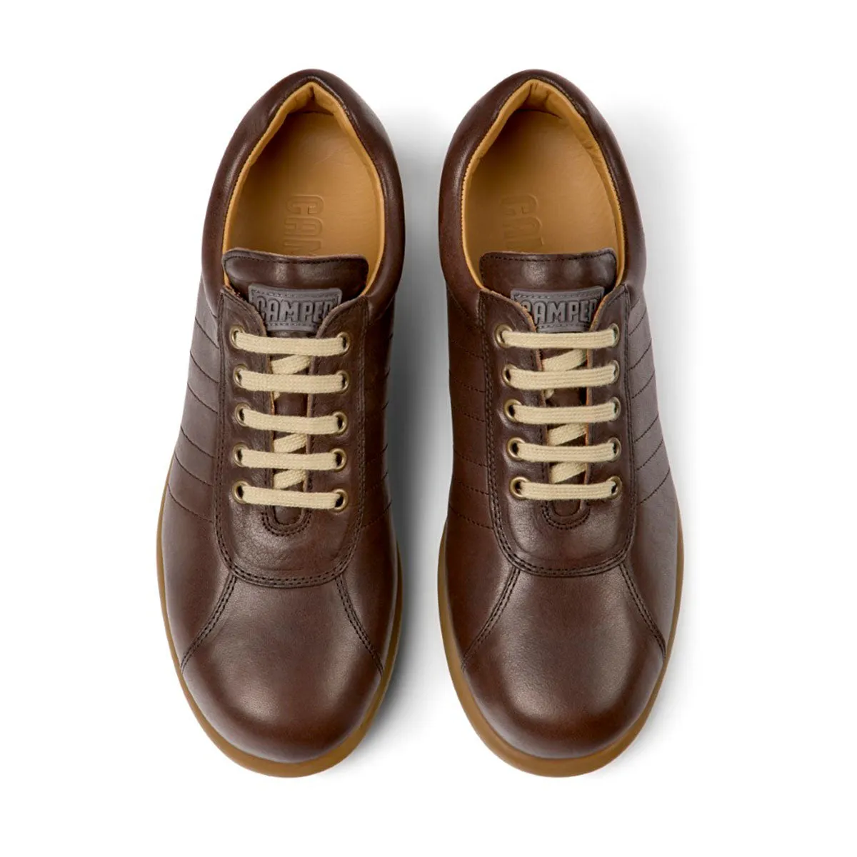 Camper Pelotas Iconic brown shoe for men   