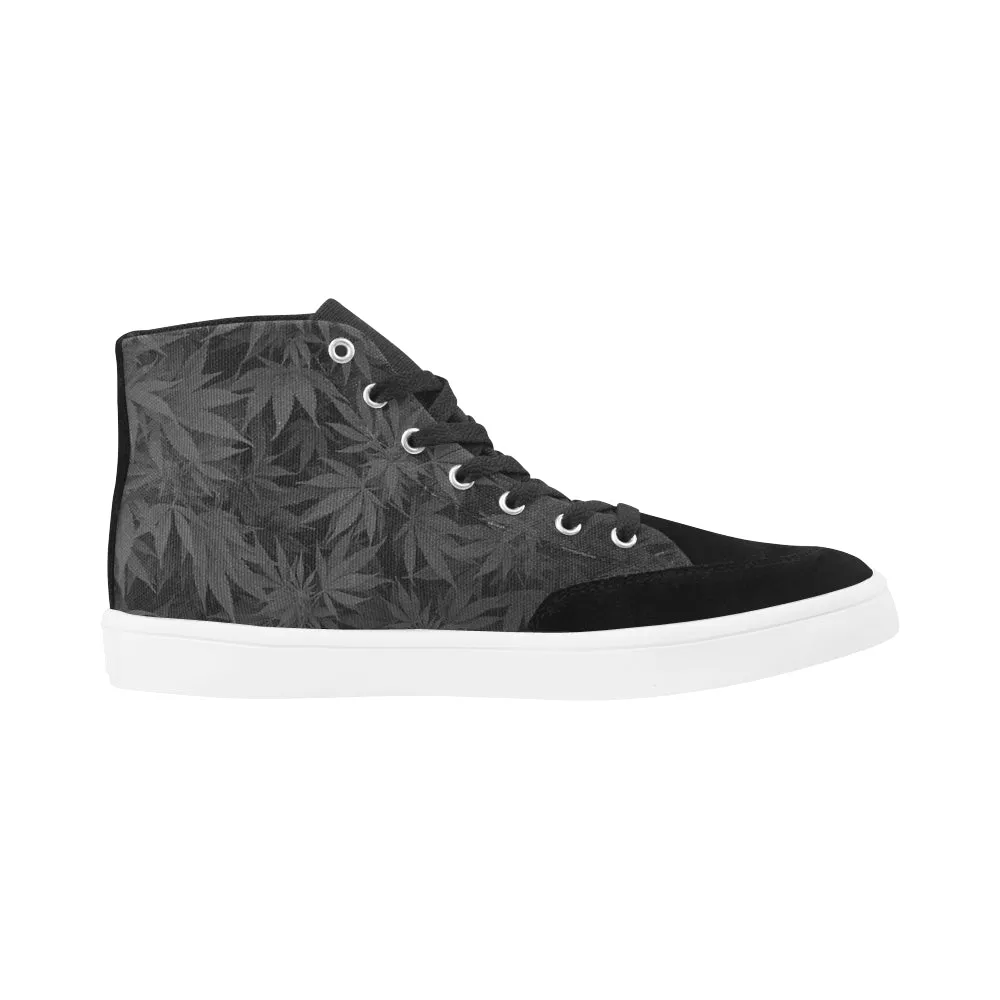 Dank Master OG Black Weed Leaf Herdsman Shoes for Men