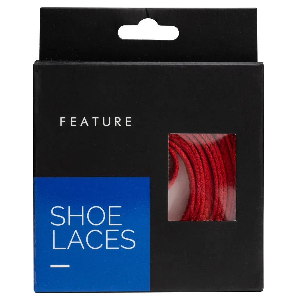 Flat Shoe Laces - Cherry Red