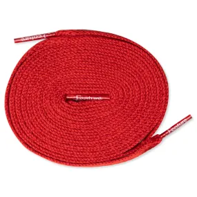 Flat Shoe Laces - Cherry Red