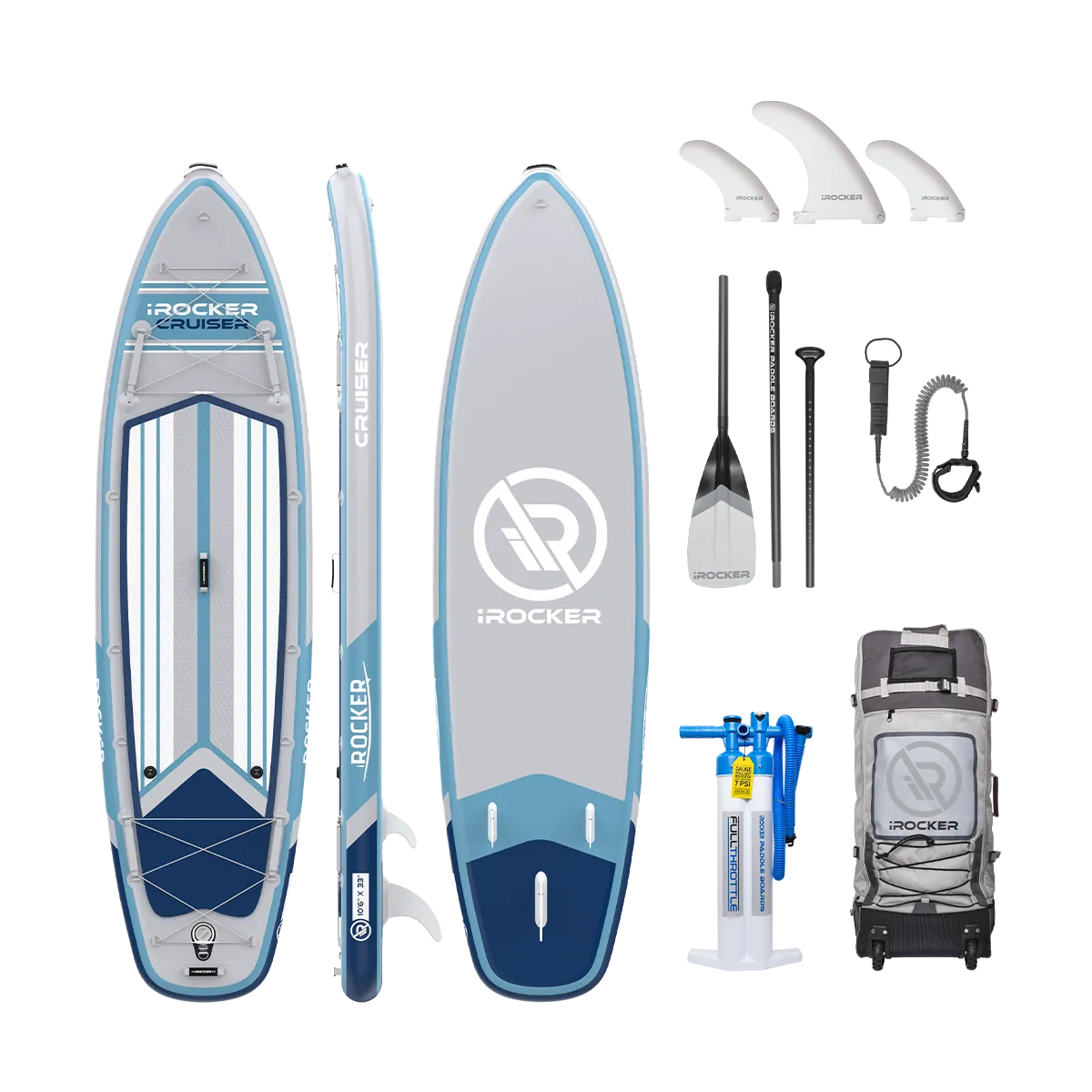 iROCKER CRUISER 10'6 Inflatable Paddle Board