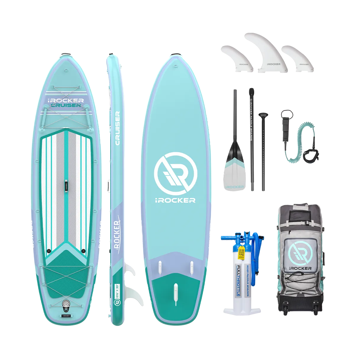 iROCKER CRUISER 10'6 Inflatable Paddle Board