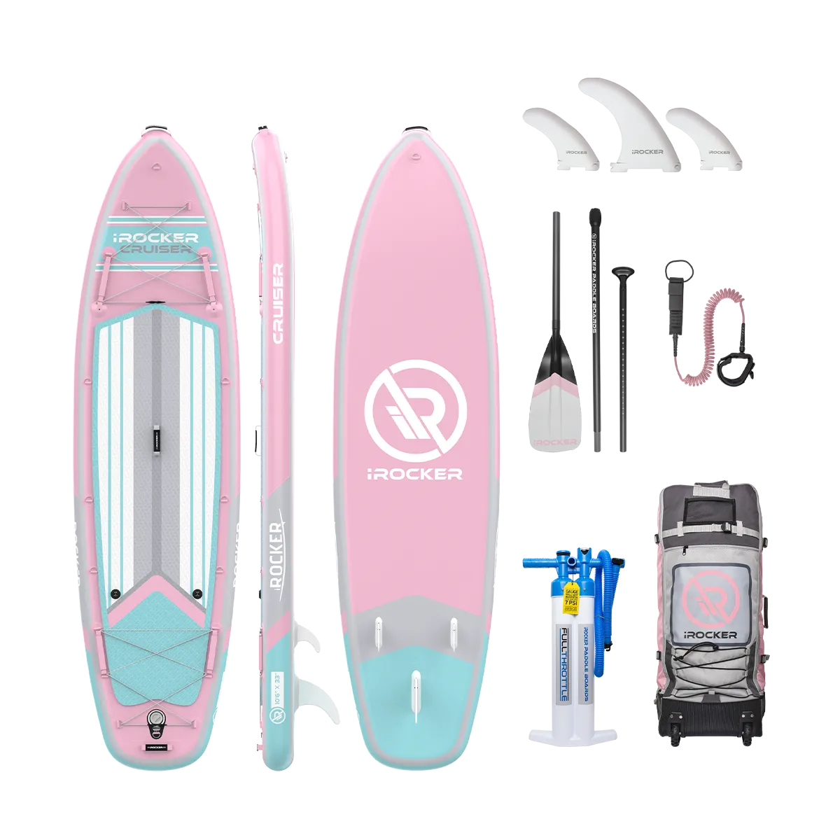 iROCKER CRUISER 10'6 Inflatable Paddle Board