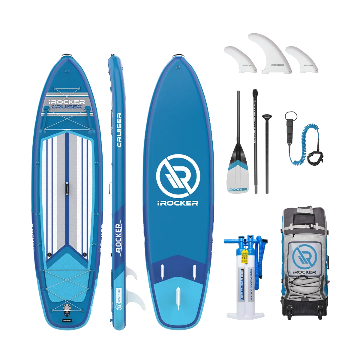 iROCKER CRUISER 10'6 Inflatable Paddle Board