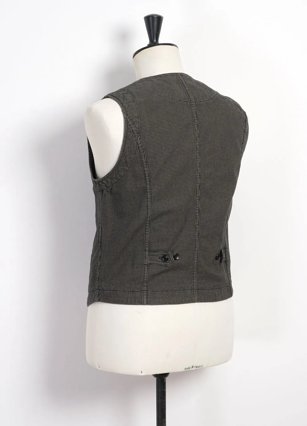 KAJ | Casual Waistcoat | Black Sand