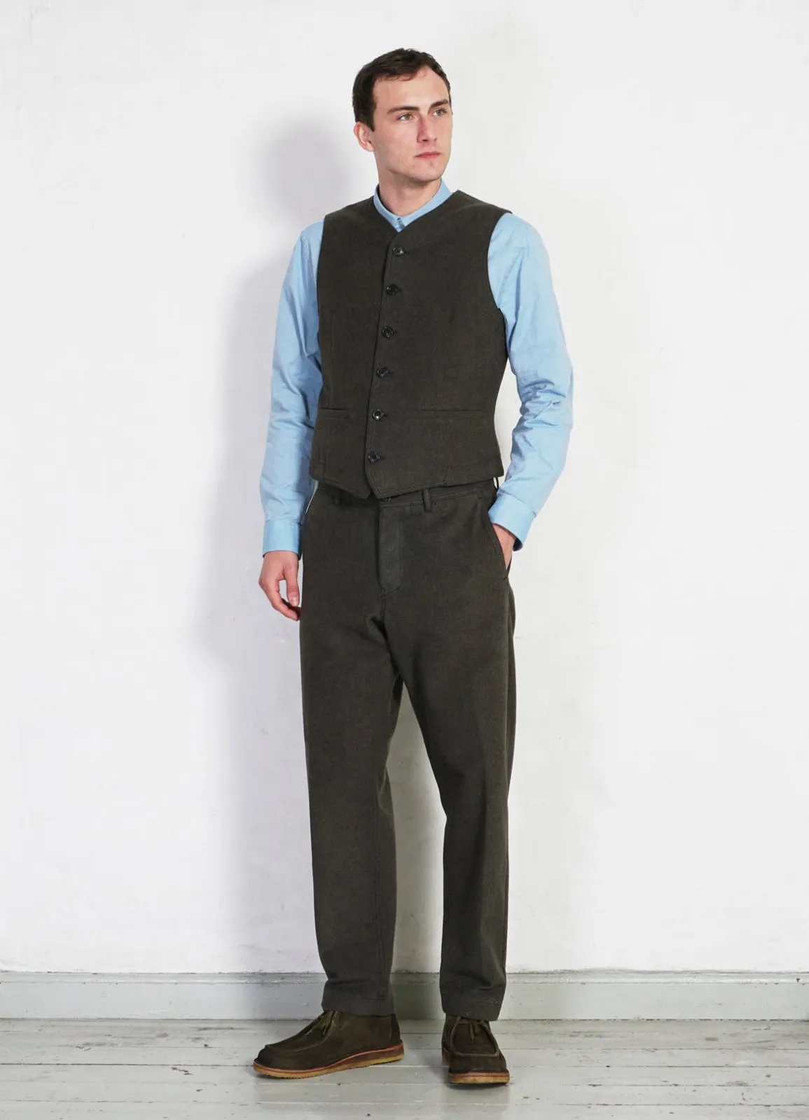 KAJ | Casual Waistcoat | Greenish