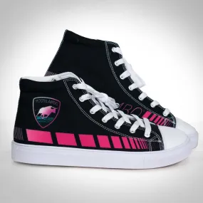 Ladies Retrowave Runner Canvas Hightop Shoe