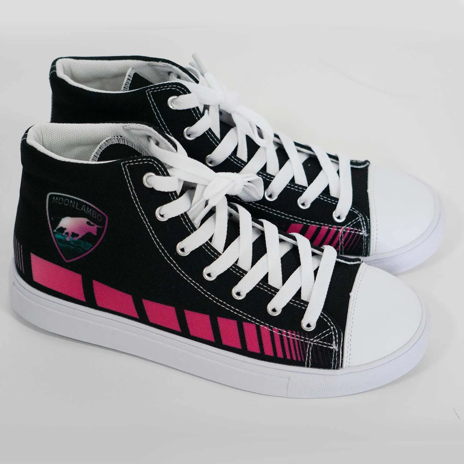 Ladies Retrowave Runner Canvas Hightop Shoe