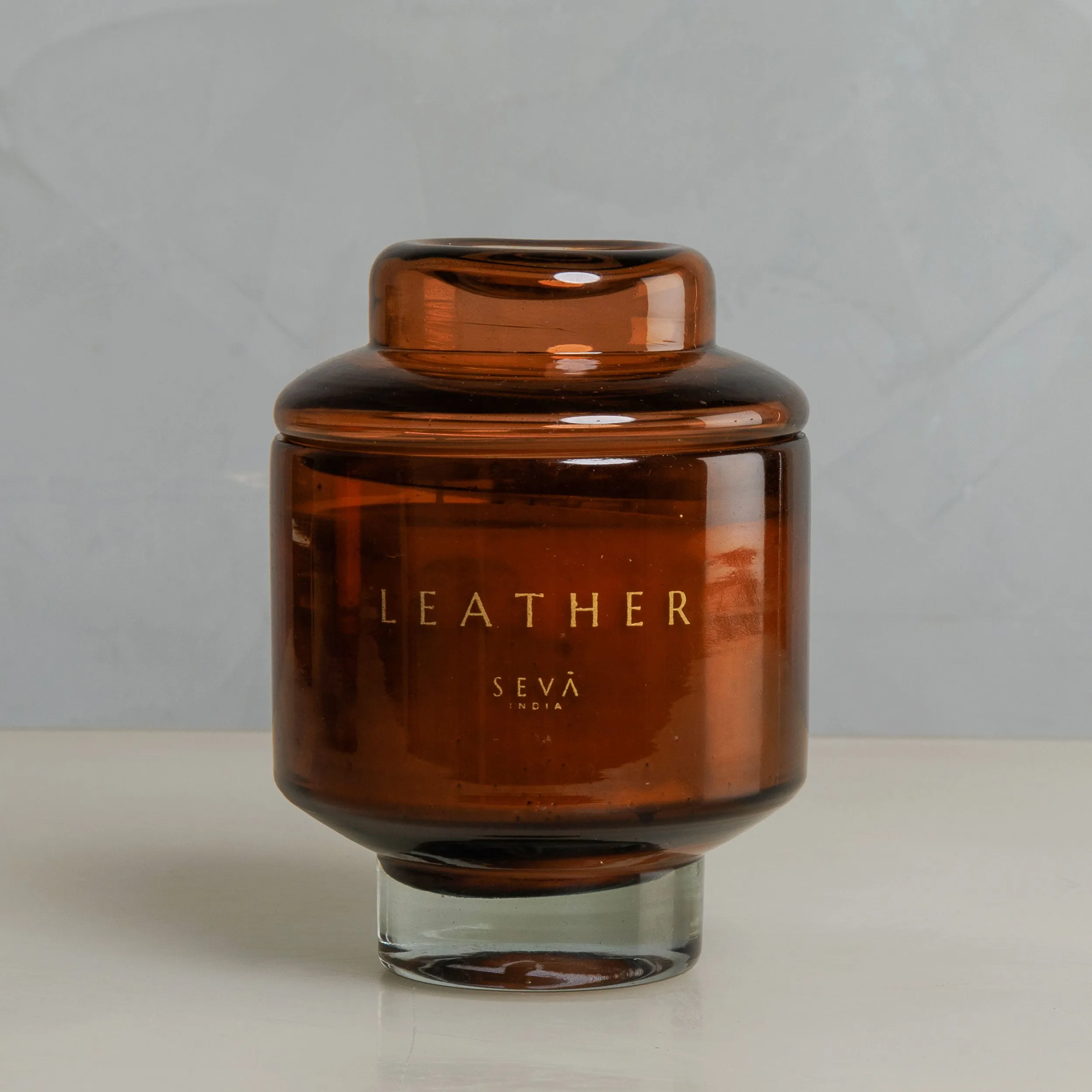 Leather Petite Candle