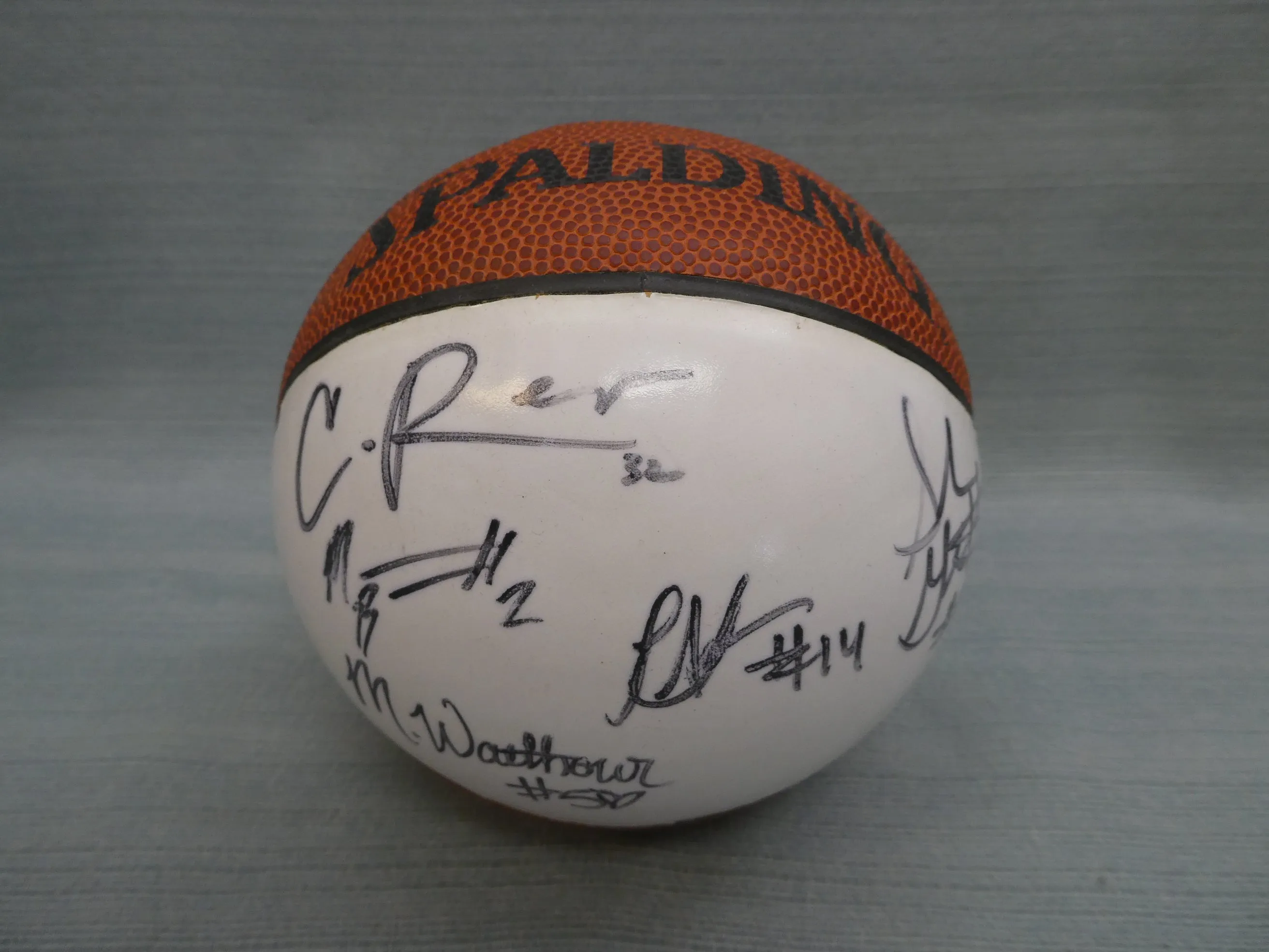 Mini Basketball Autographed by the 2011-12 GA Tech Women's Team