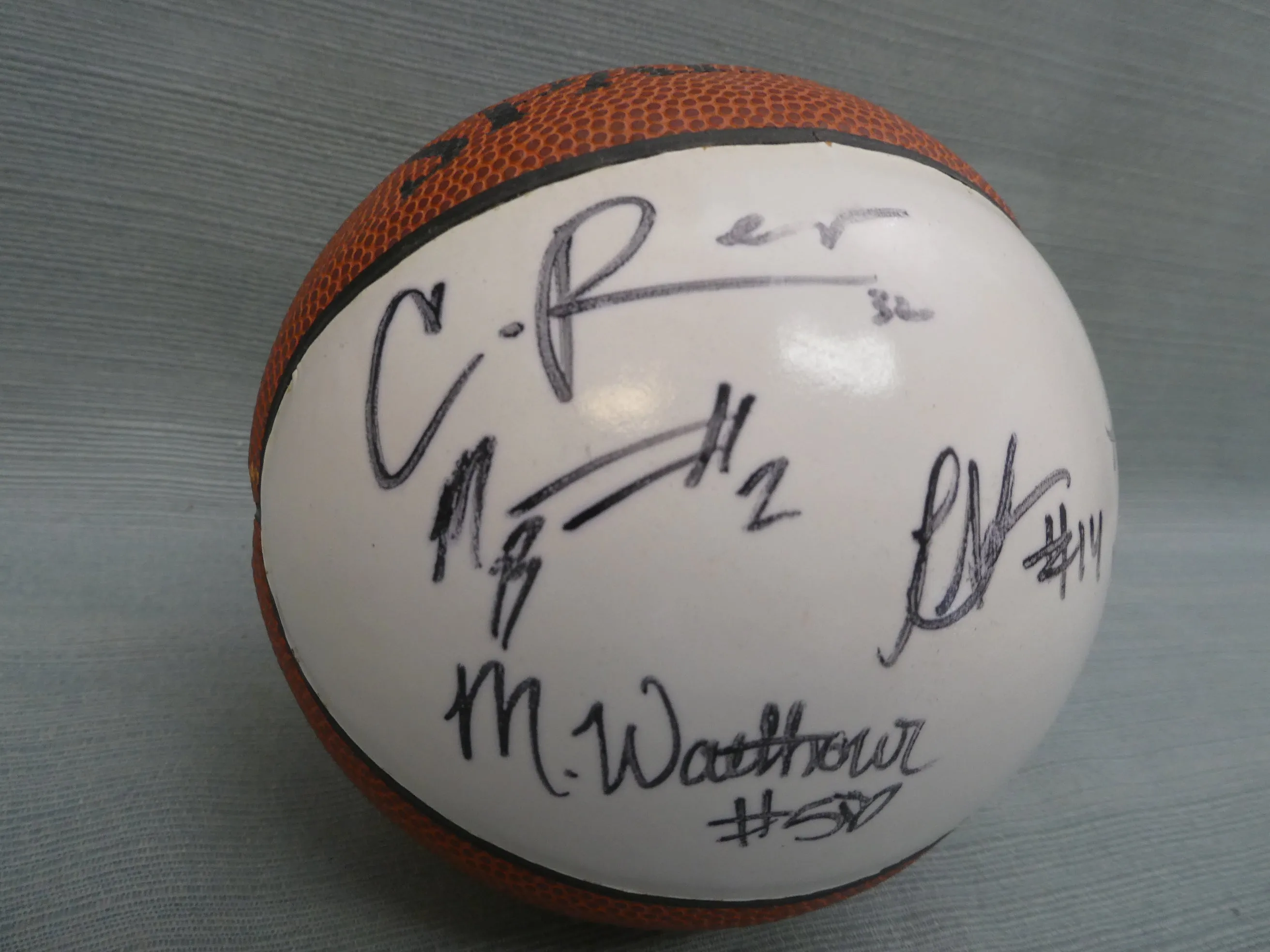 Mini Basketball Autographed by the 2011-12 GA Tech Women's Team