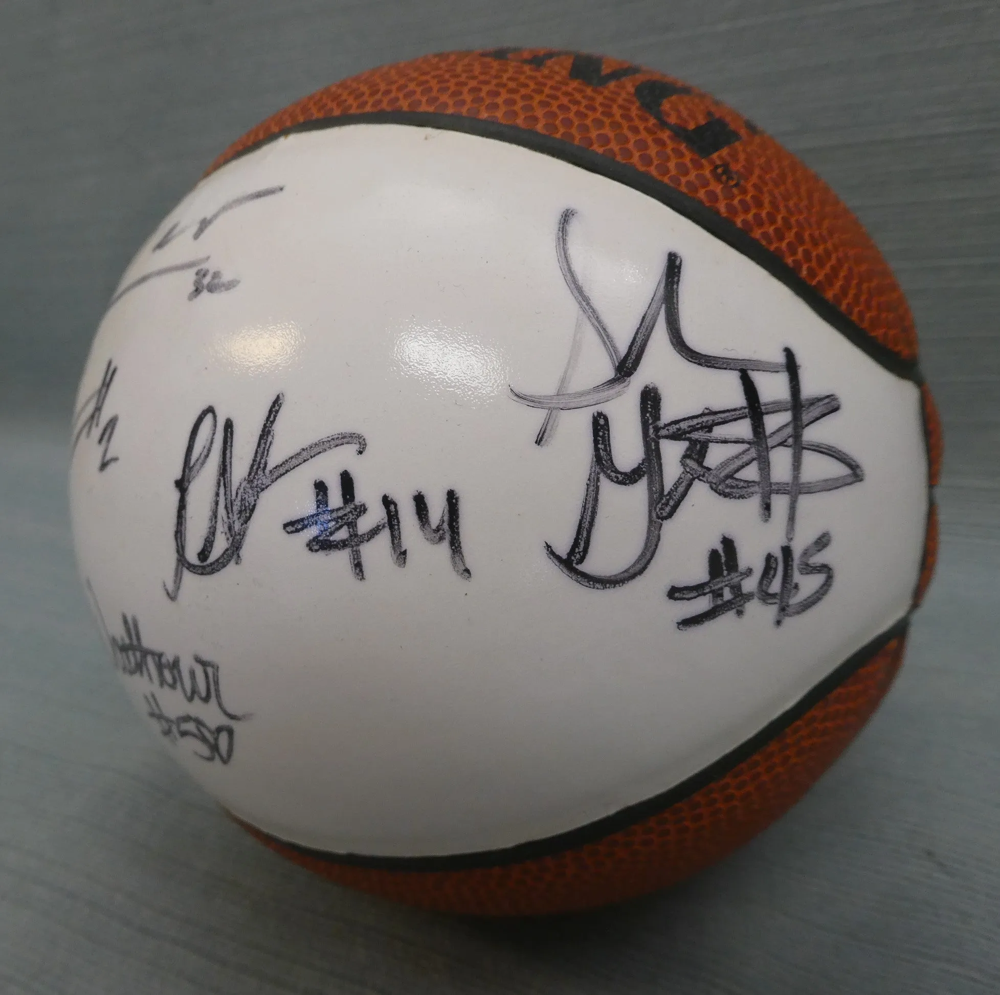 Mini Basketball Autographed by the 2011-12 GA Tech Women's Team