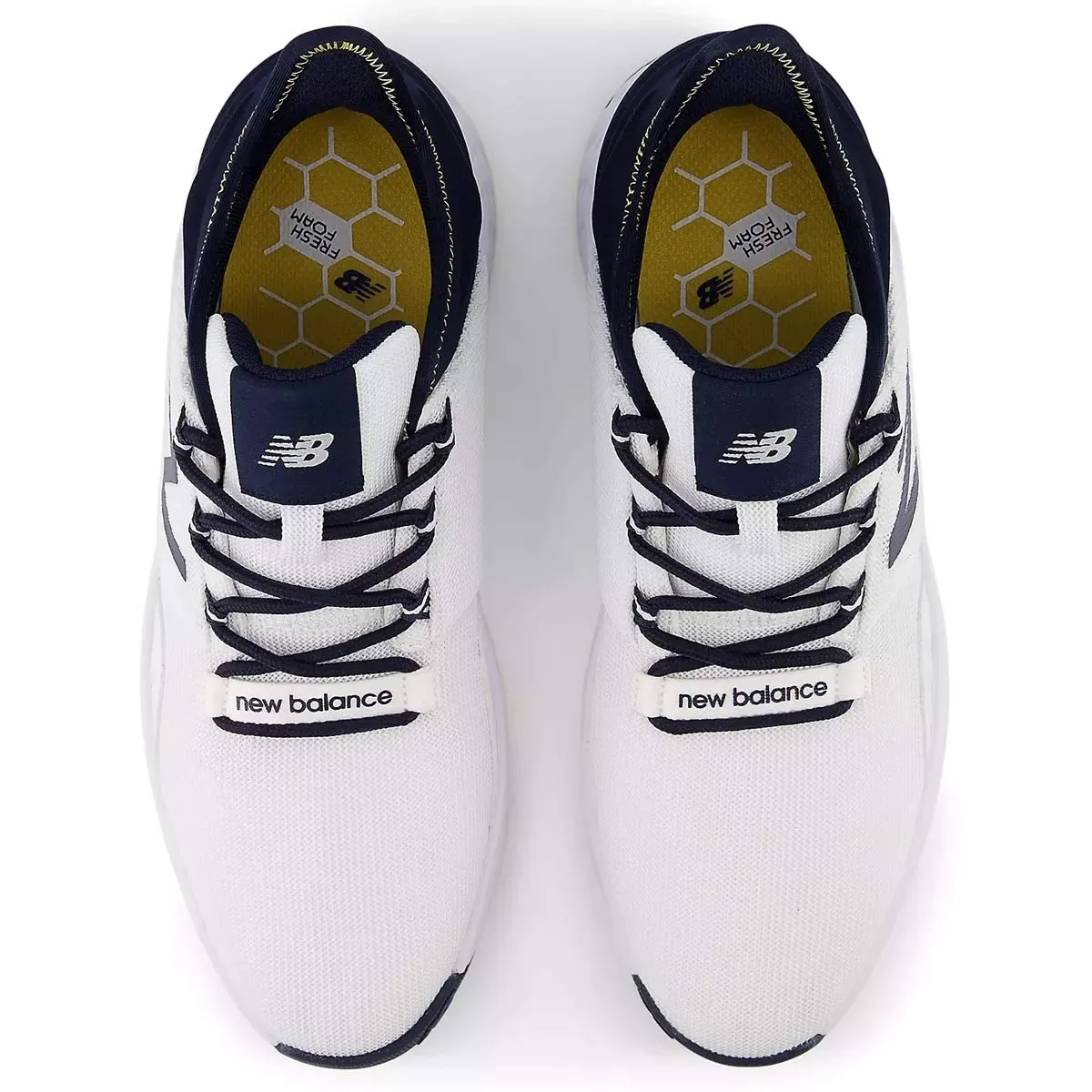 New Balance Fresh Foam ROAV Golf Shoes - White/Navy