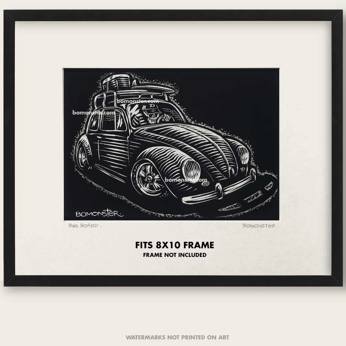 Original VW Bug Art "Bug Board #1"