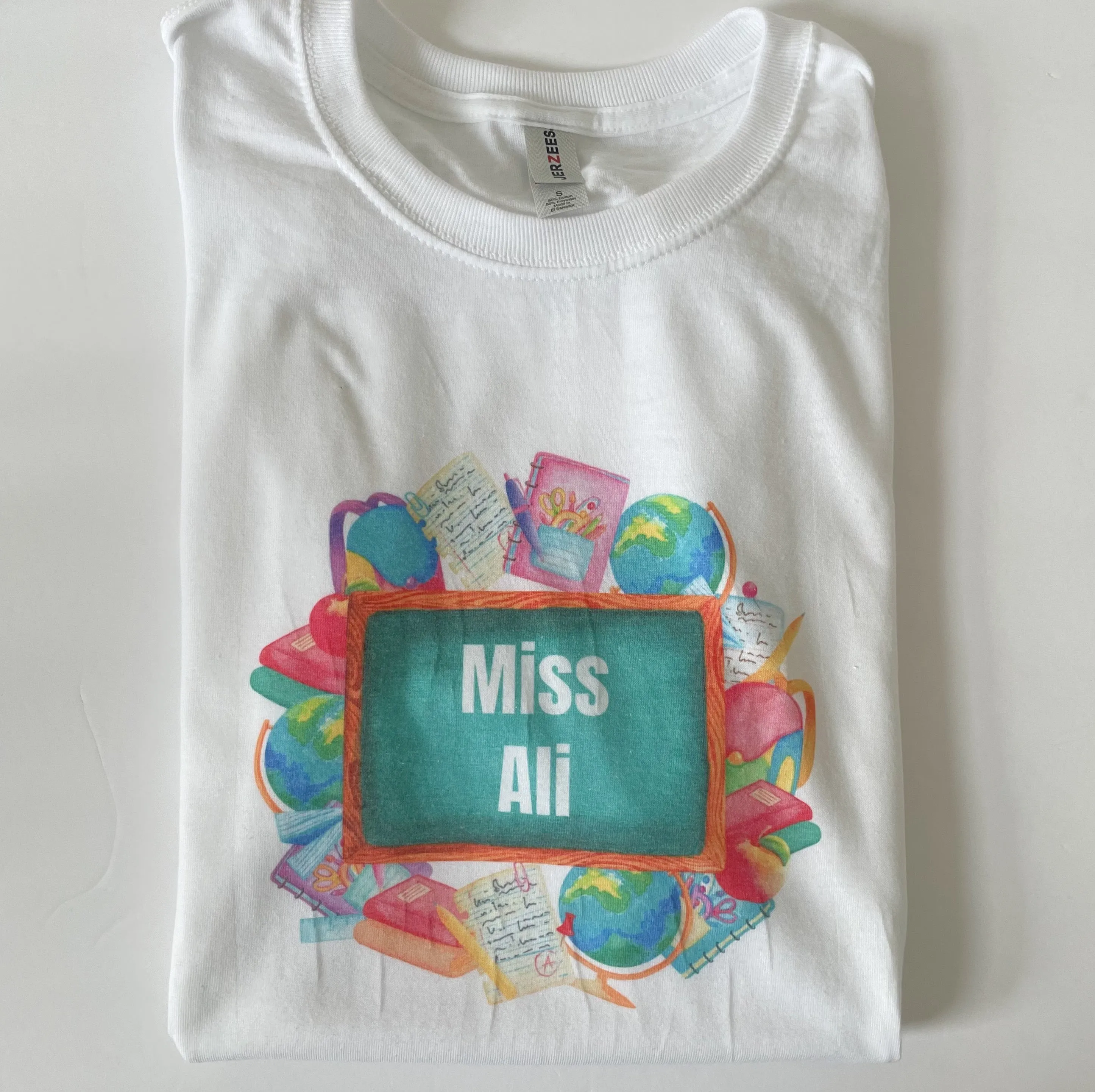 Personalized Chalk Board T-Shirt