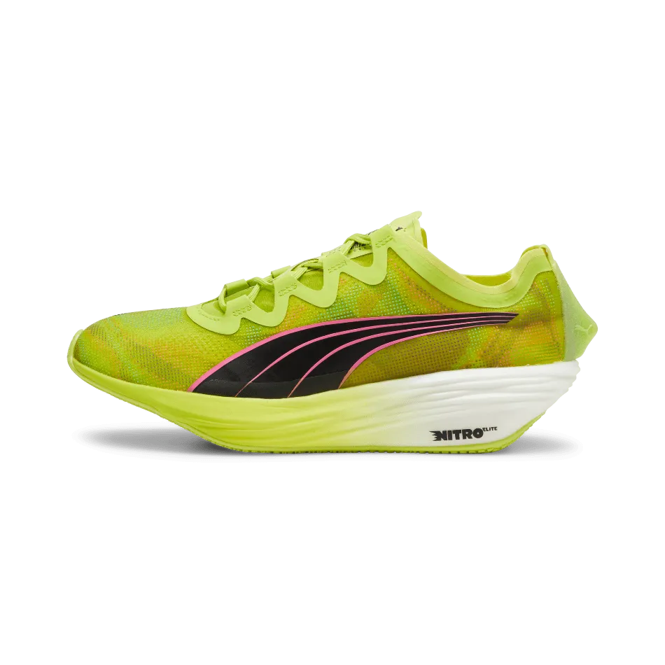 Puma Fast-FWD Nitro Elite Psychedelic Rush Women's  Running Shoes SS24 Lime Pow-Puma Black-Poison Pink