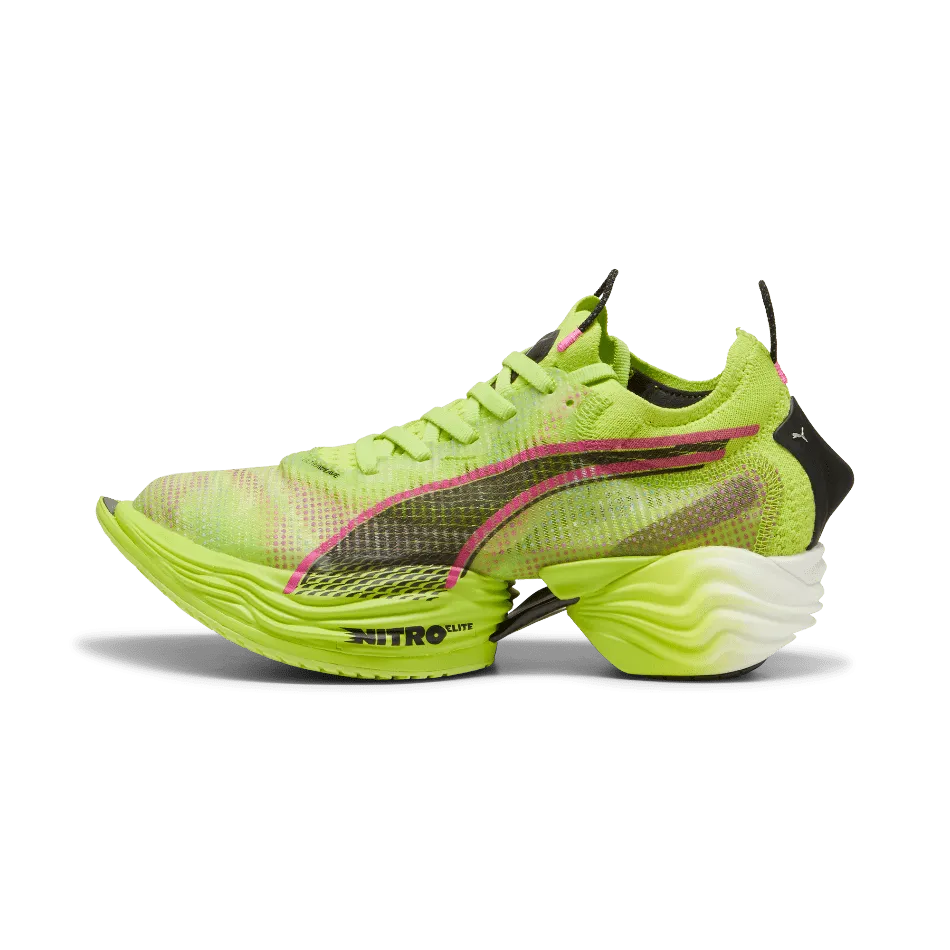 Puma FAST-R Nitro Elite 2 Psychedelic R Men's  Running Shoes SS24 Lime Pow-Puma Black-Poison Pink