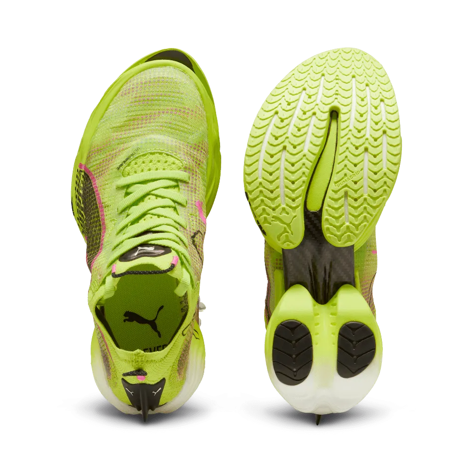 Puma FAST-R Nitro Elite 2 Psychedelic R Men's  Running Shoes SS24 Lime Pow-Puma Black-Poison Pink