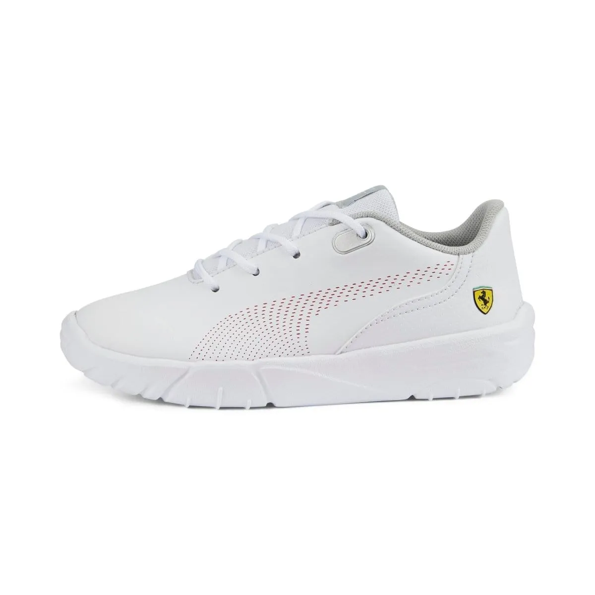 PUMA KIDS SCUDERIA FERRARI DRIFT CAT DECIMA MOTORSPORT WHITE SHOES