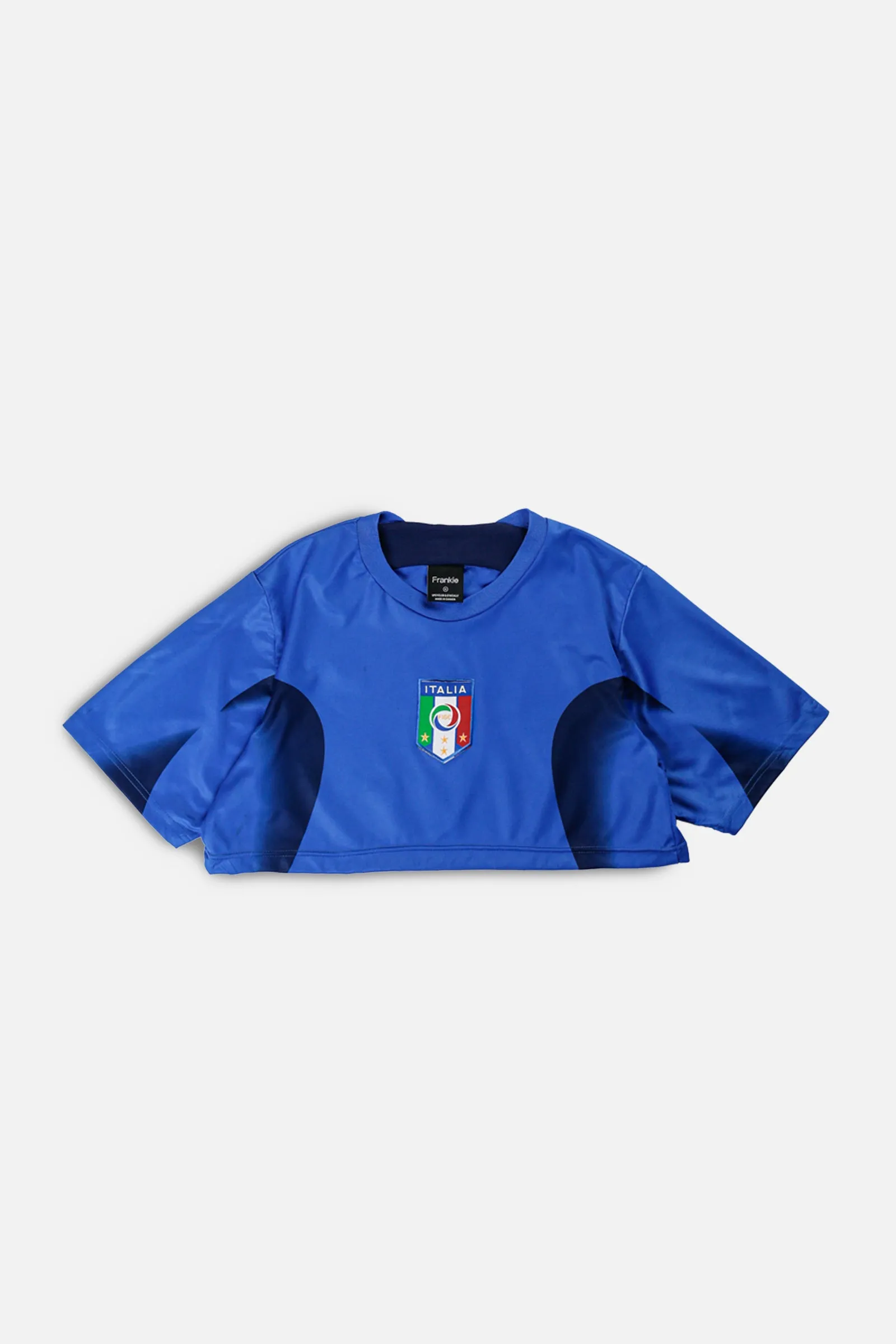 Rework Crop Italy Soccer Jersey - M