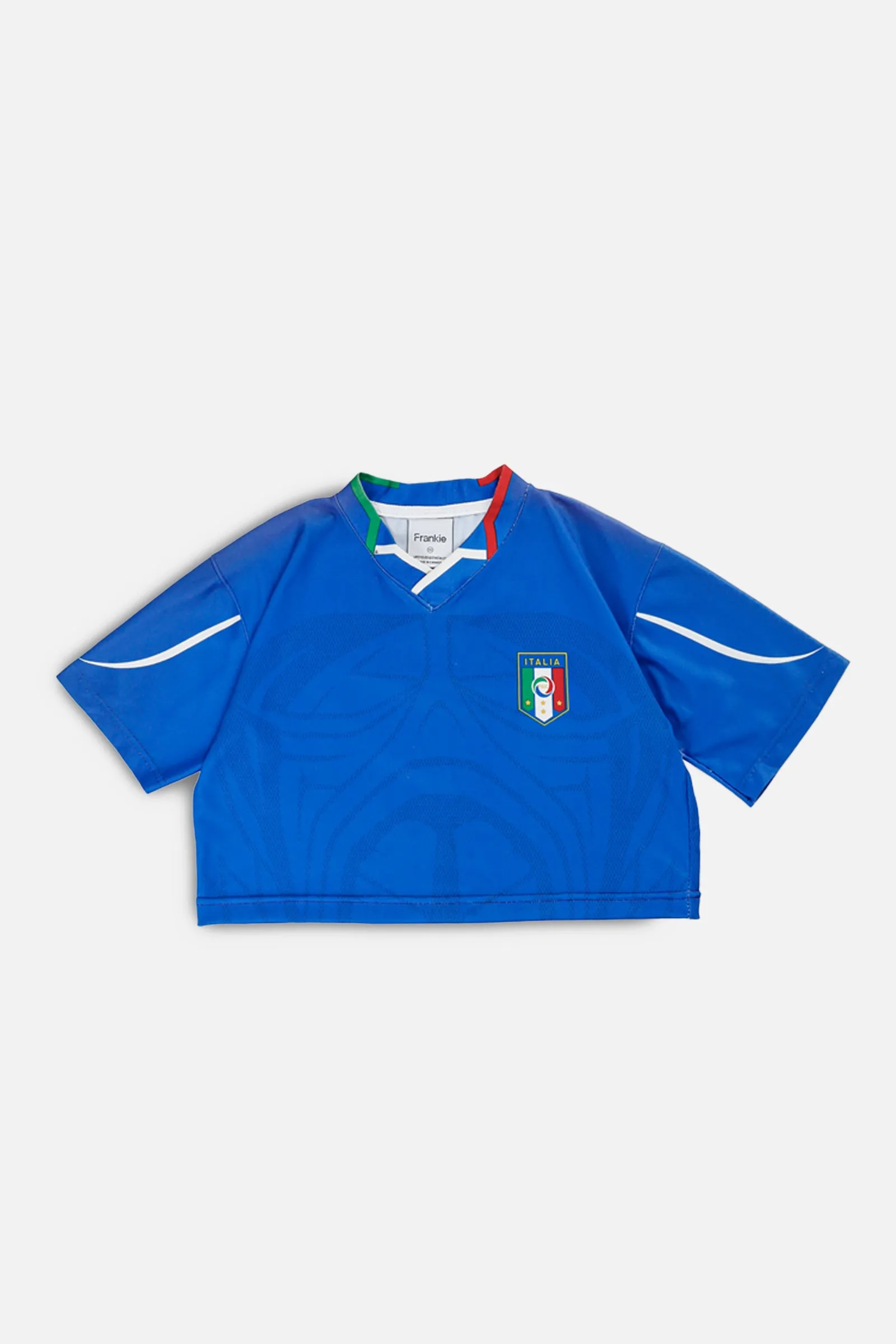 Rework Crop Italy Soccer Jersey - XS