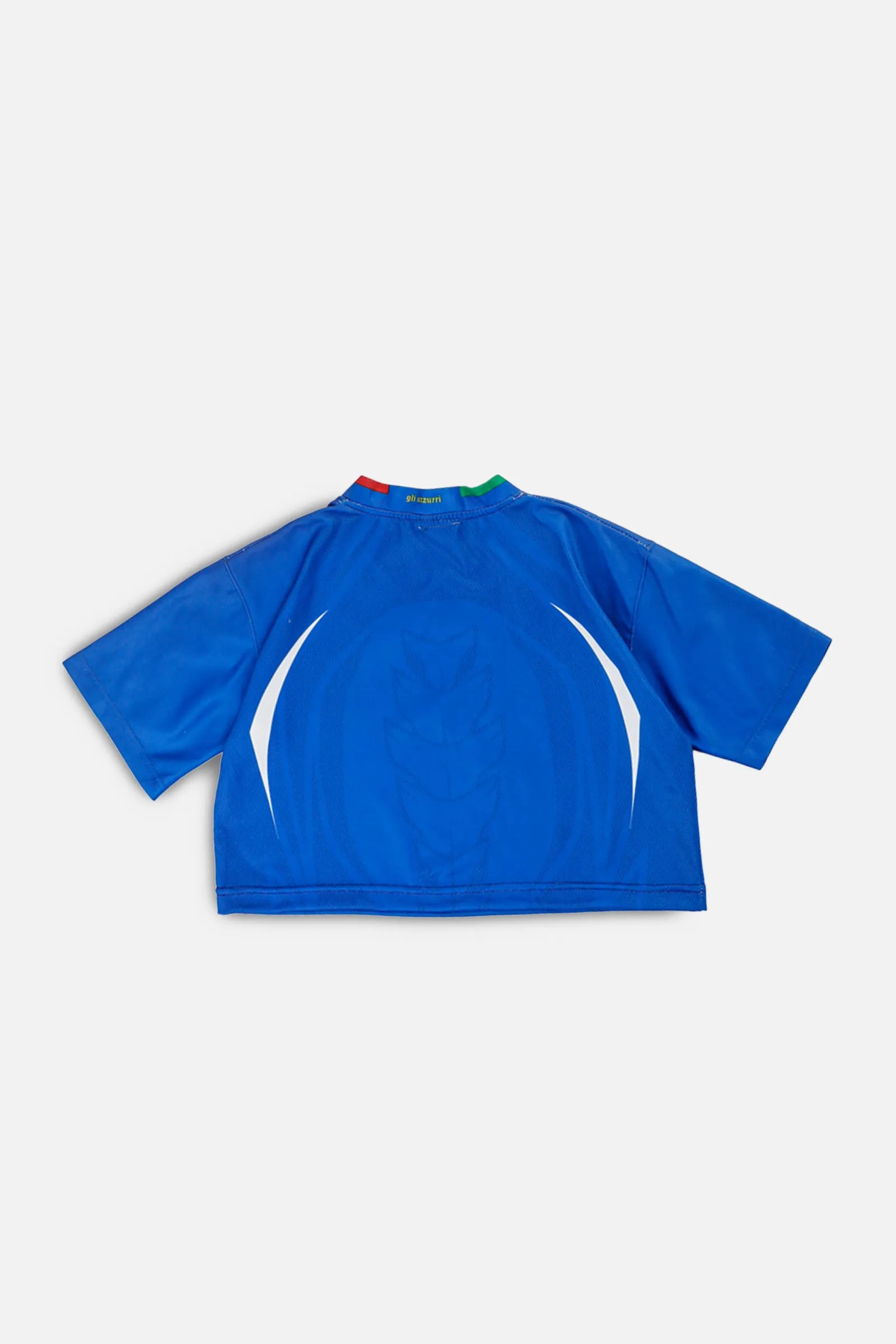 Rework Crop Italy Soccer Jersey - XS