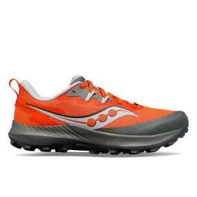 Saucony Peregrine 14 Men's Trail Shoes SS24 Pepper / Bough