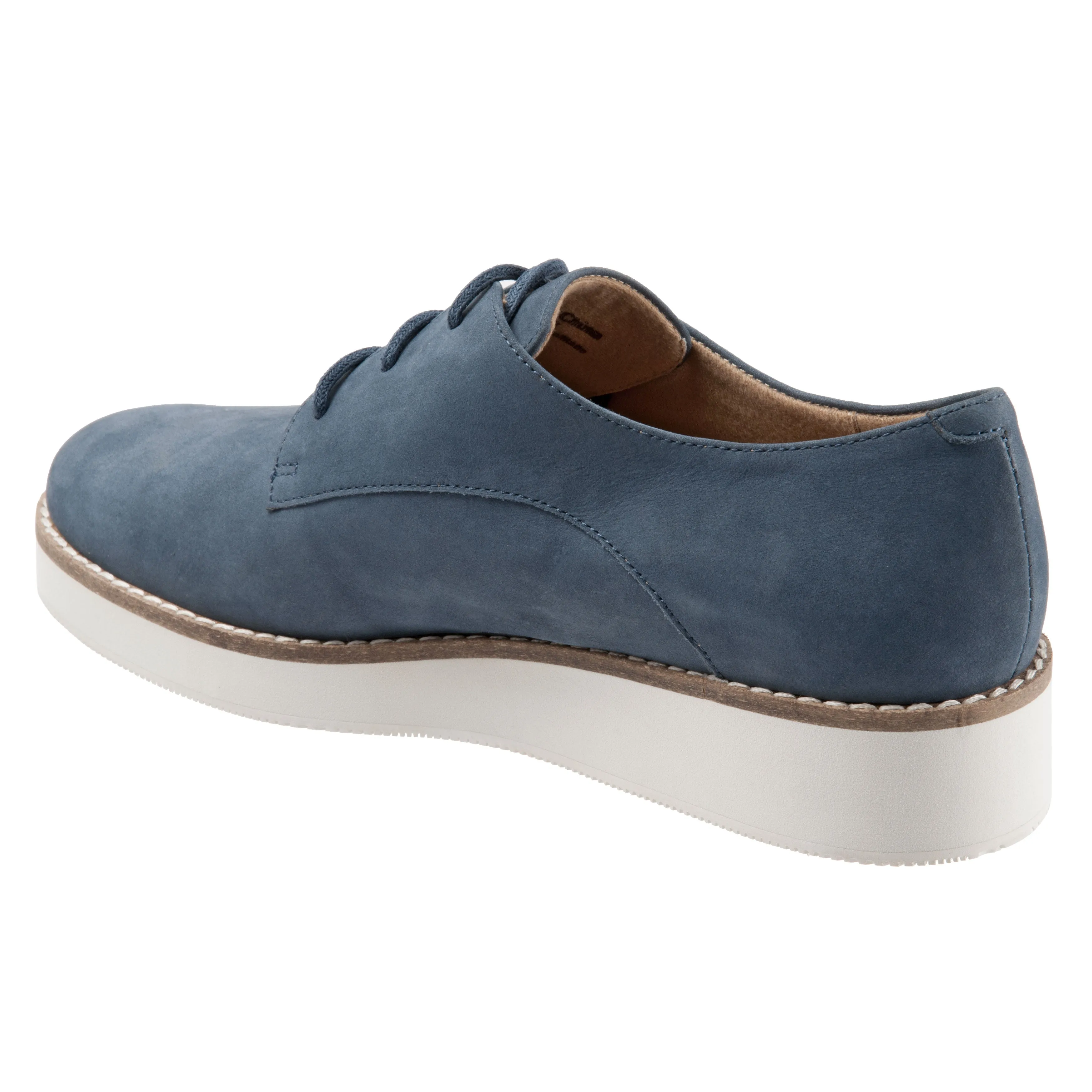 Willis 421 Denim Nubuck Oxford Lace Up Shoes