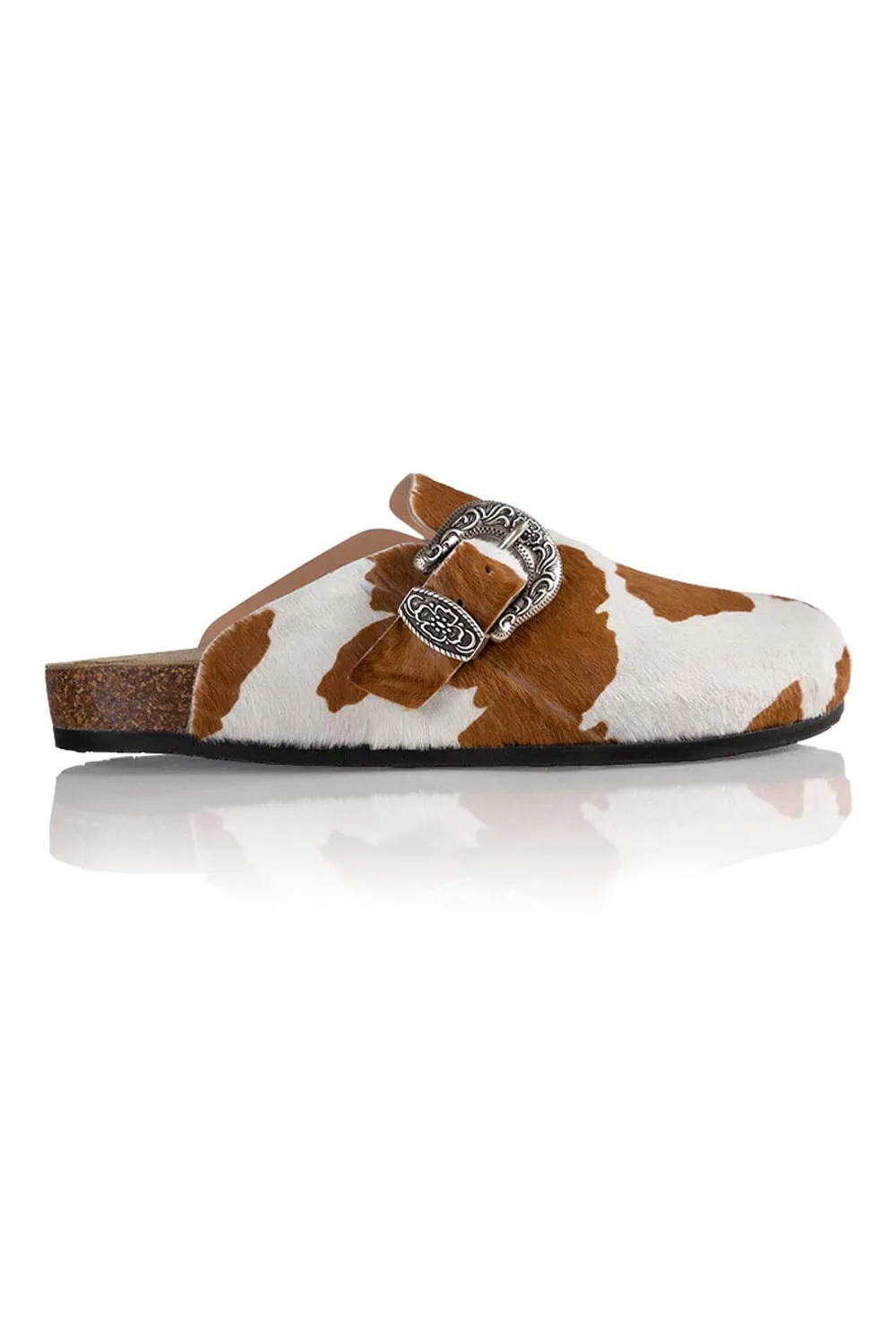 Women's Greg Shoe in Brown Cow