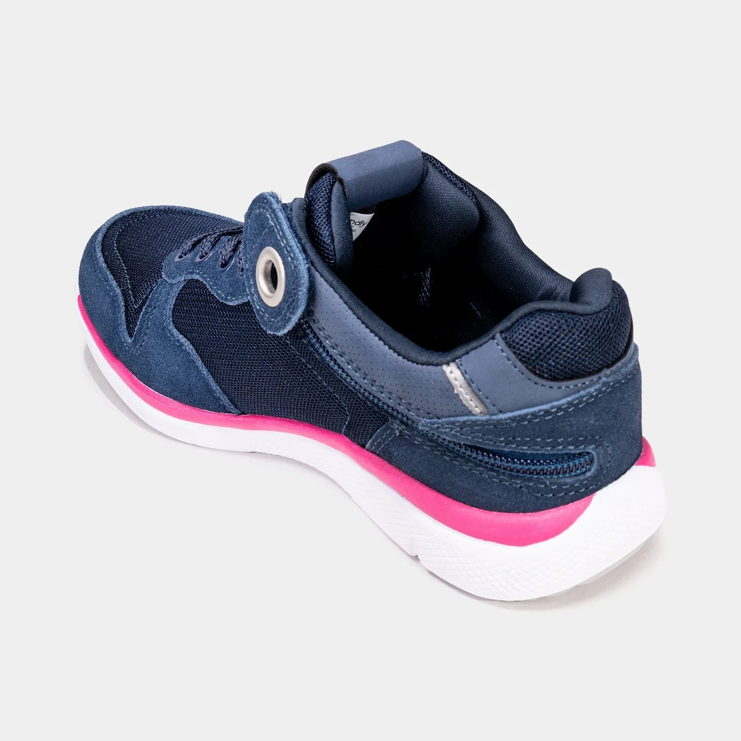 Women's Lightweight Cushioned Low Shoes with Rear Zipper Access