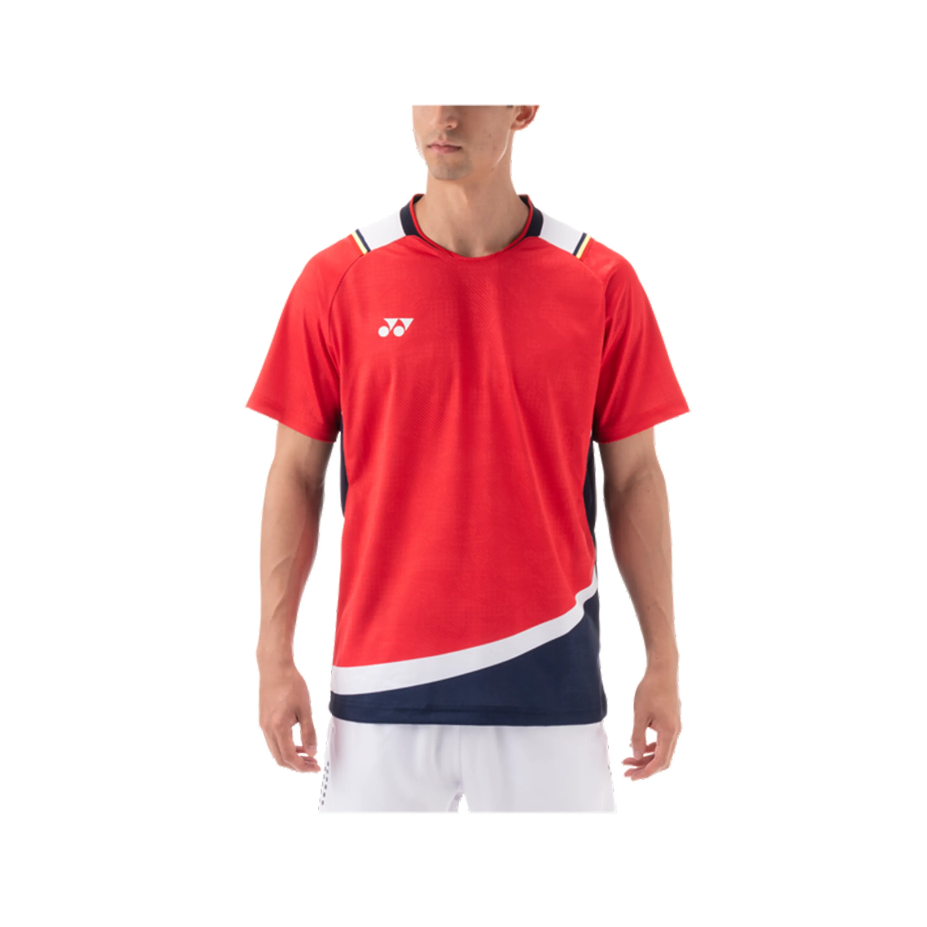 Yonex Premium Badminton/ Sports Shirt 10489 RubyRed MEN'S